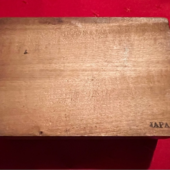 Vintage Japan Mosaic Tile Wooden Box - Picture 6 of 6